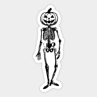 CreepyCool PumpkinHead Sticker